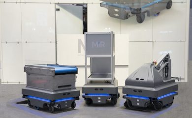 Trio of MiR200 robots