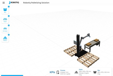 Robotiq Palletiser Simulator
