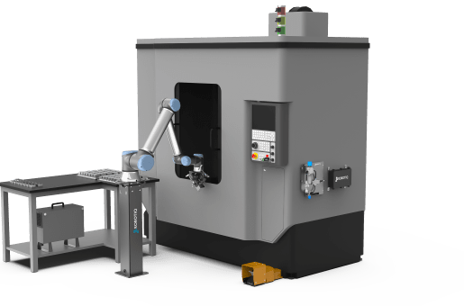 Robotic machine tending for CNC machines