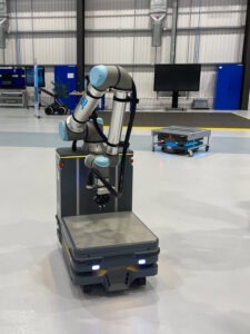 ER-FLEX and MiR250 mobile robots.