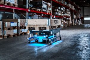 ROEQ Carts and Racks for MiR AMRs.