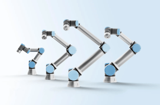 e-Series collaborative robots (cobots): UR3e, UR7e, UR12e and UR16e.