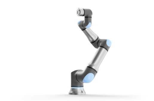 UR18 robot for palletising, machine tending, welding, dispensing and more.