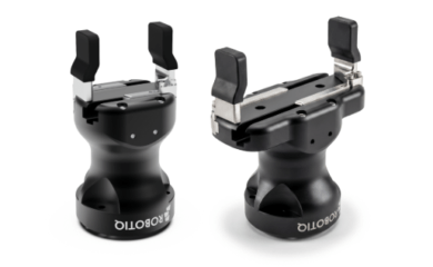 Robotiq Hand-E adaptive gripper with 50 mm and 100 mm stroke lengths.